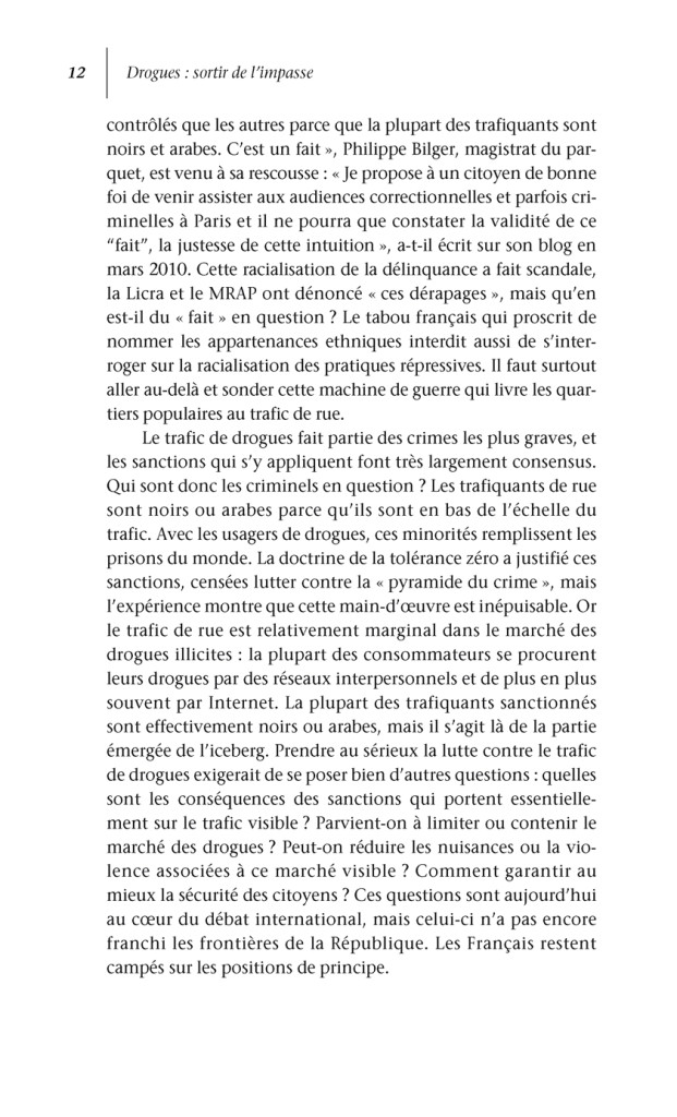 Introduction sur la drogue dissertation